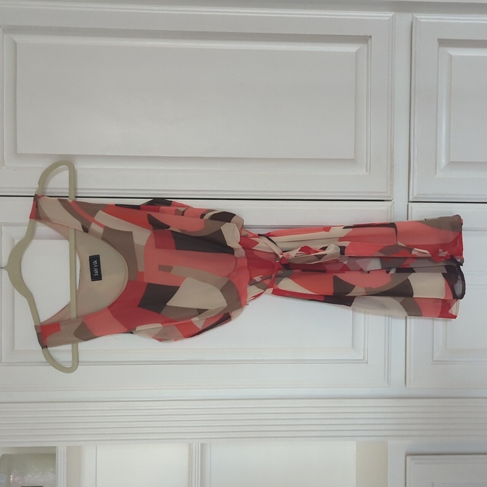 Women's Color Block Blousy Dress